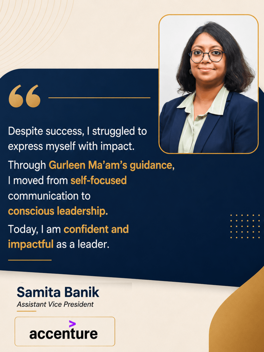 Written testimonial 5 describing leadership transformation through Zenith