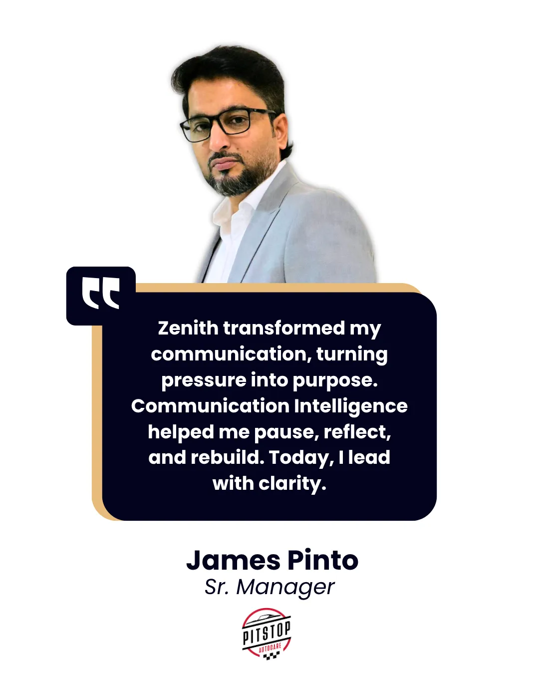 Written testimonial from a Zenith participant